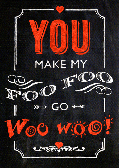 Valentines cardsBrainbox CandyComedy Card CompanyFoo foo go woo woo