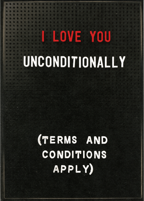 Valentines cardsBrainbox CandyComedy Card CompanyI love you unconditionally