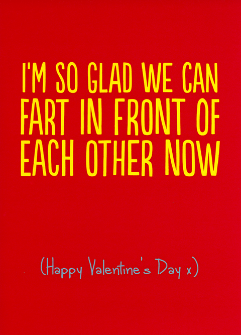 Valentines cardsBuddy FernandezComedy Card CompanyFart in front of each other