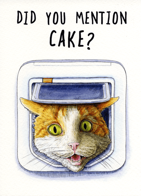 Birthday CardBewilderbeestComedy Card CompanyDid you mention cake?