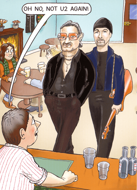 Birthday CardBottomlineComedy Card CompanyNot U2 again