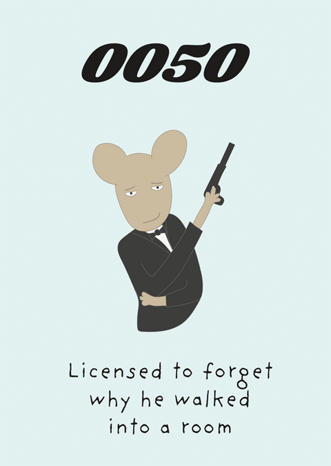 Birthday CardComedy Card CompanyComedy Card Company50th - Licensed to forget