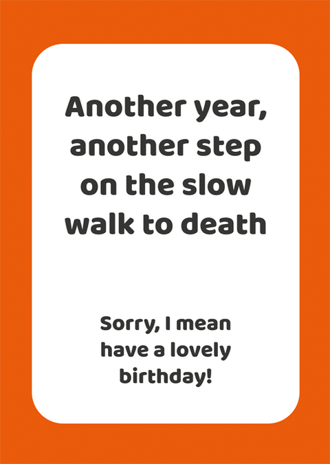 Birthday CardComedy Card CompanyComedy Card CompanyAnother Year