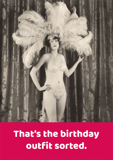 Birthday CardComedy Card CompanyComedy Card CompanyBirthday Outfit