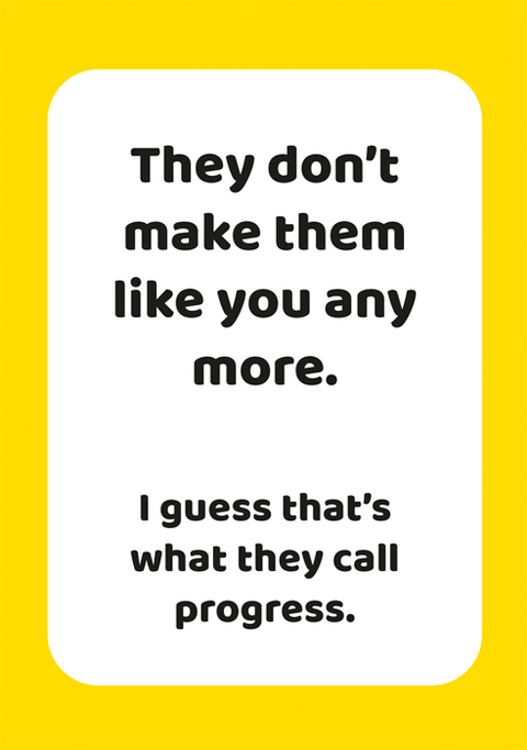 Birthday CardComedy Card CompanyComedy Card CompanyDon't make them like you