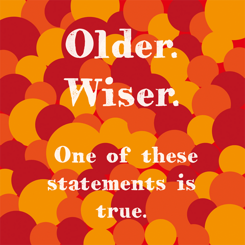 Birthday CardComedy Card CompanyComedy Card CompanyOlder Wiser