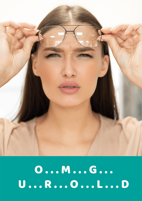 Funny birthday card by Comedy Card Co - U R O L D – Comedy Card Company