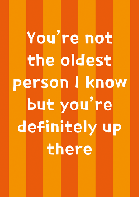 Birthday CardComedy Card CompanyComedy Card CompanyUp there