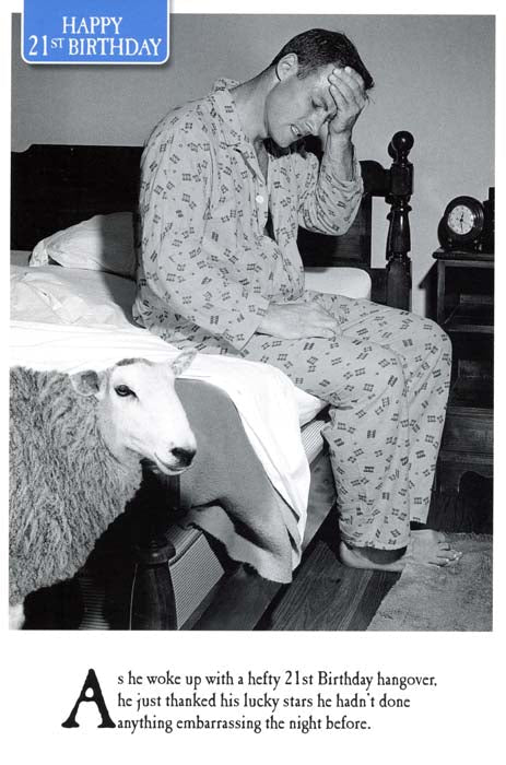 Birthday CardEmotional RescueComedy Card Company21st - nothing embarrassing