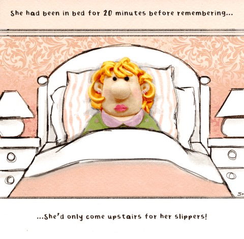 Birthday CardEmotional RescueComedy Card CompanyCame upstairs for slippers