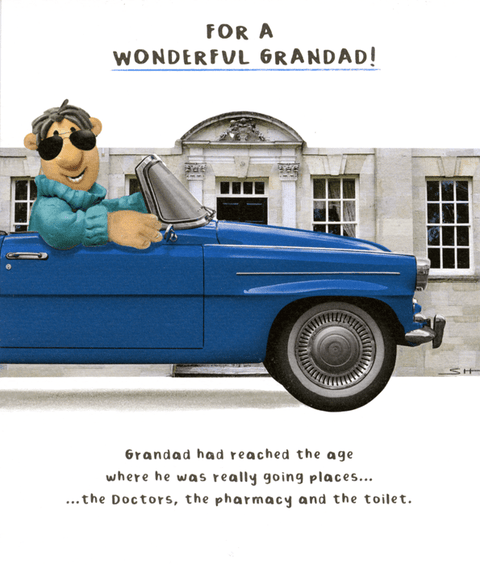 Birthday CardEmotional RescueComedy Card CompanyGrandad - Going places