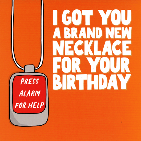 Birthday CardGreat British Card CompanyComedy Card CompanyNecklace for birthday