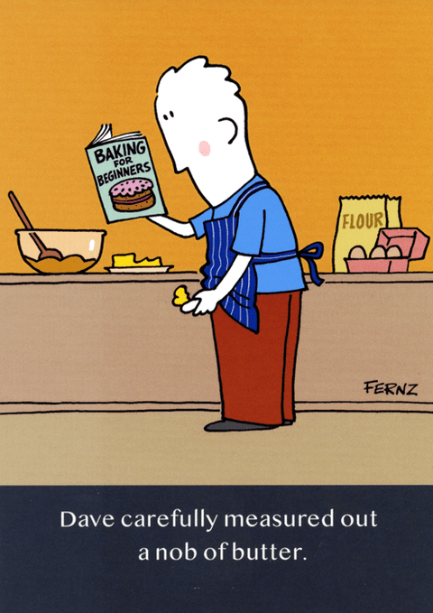 Birthday CardGreat British Card CompanyComedy Card CompanyNob of butter