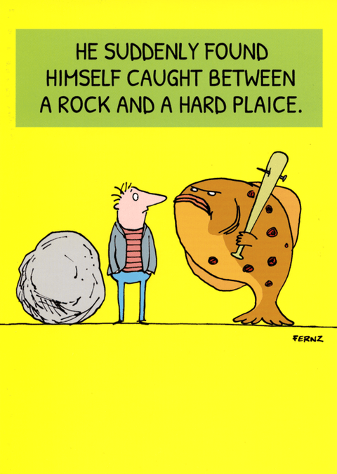 Birthday CardGreat British Card CompanyComedy Card CompanyRock and a Hard Plaice