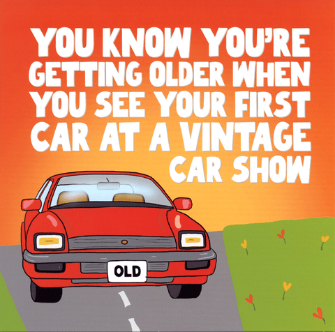 Birthday CardGreat British Card CompanyComedy Card CompanyVintage car show