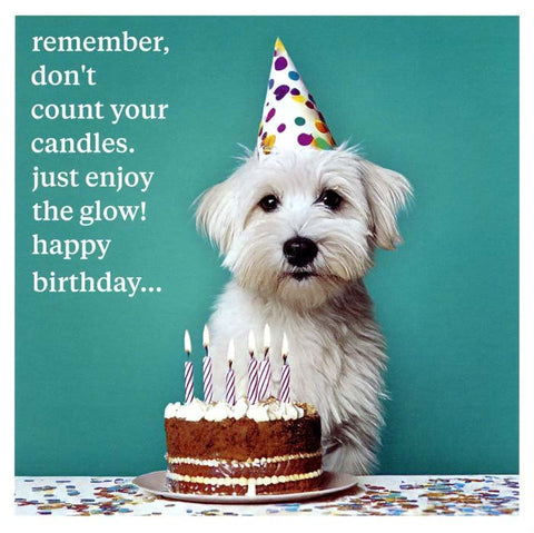 Birthday CardIconComedy Card CompanyEnjoy the glow