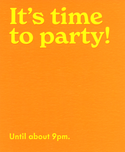 Birthday CardMintComedy Card CompanyTime to Party