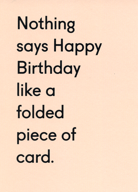 Birthday CardOhh DeerComedy Card CompanyFolded piece of card