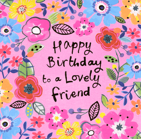Birthday CardPaper SaladComedy Card CompanyGold Dust - Lovely friend