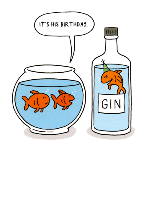 Birthday CardPaperlinkComedy Card CompanyBirthday Gin