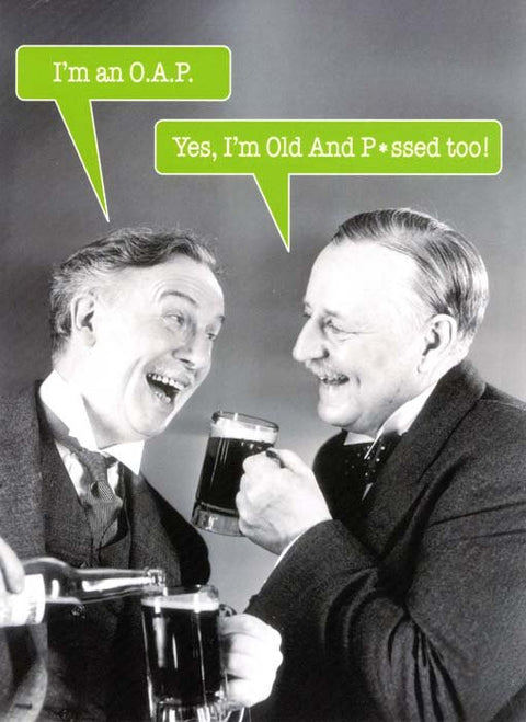Birthday CardQuitting HollywoodComedy Card CompanyOld and Pissed