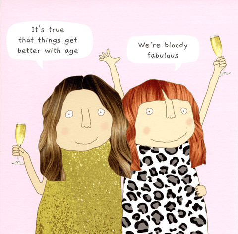 Birthday CardRosie Made a ThingComedy Card CompanyBloody Fabulous