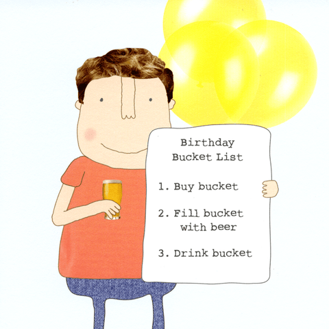 Birthday CardRosie Made a ThingComedy Card CompanyBucket list