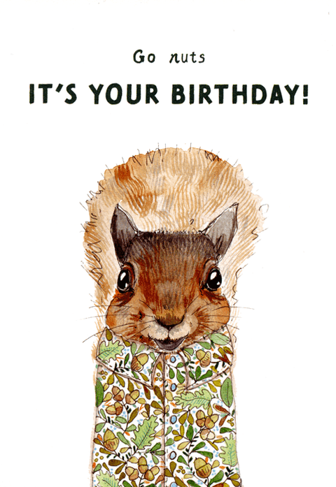 Birthday CardRosie Made a ThingComedy Card CompanyGo Nuts!