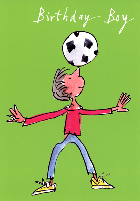 Birthday CardWoodmansterneComedy Card CompanyFootball Boy