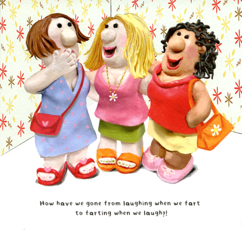 Laughing when we fart