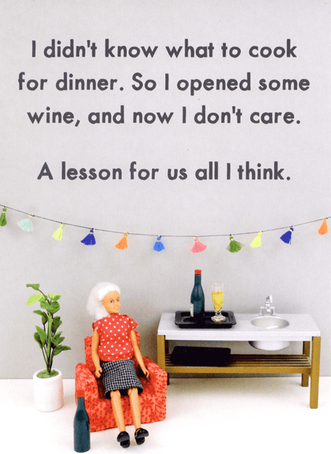 Funny CardsBold & BrightComedy Card CompanyOpened wine