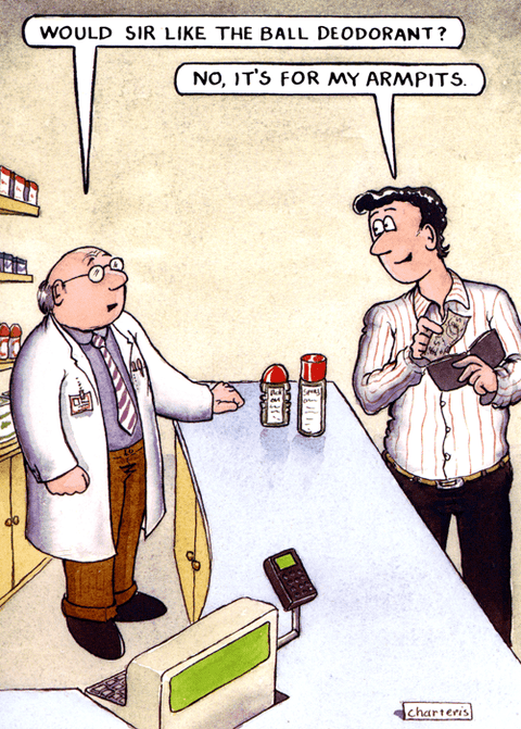 Funny CardsBottomlineComedy Card CompanyBall deodorant