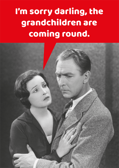 Funny CardsComedy Card CompanyComedy Card CompanyGrandchildren coming round