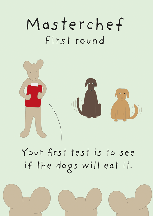 Funny card by Comedy Card Company - Masterchef First round