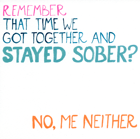 Funny CardsEmotional RescueComedy Card CompanyStayed sober