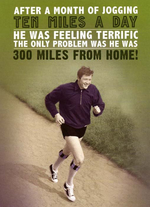 Funny CardsQuitting HollywoodComedy Card CompanyAfter a month of jogging