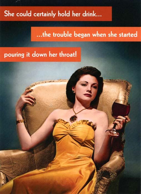 Funny CardsQuitting HollywoodComedy Card CompanyHold her drink