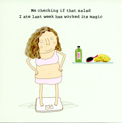 Funny CardsRosie Made a ThingComedy Card CompanySalad worked its magic
