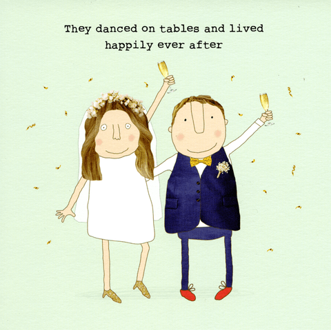 Funny CardsRosie Made a ThingComedy Card CompanyWedding - lived happily ever after