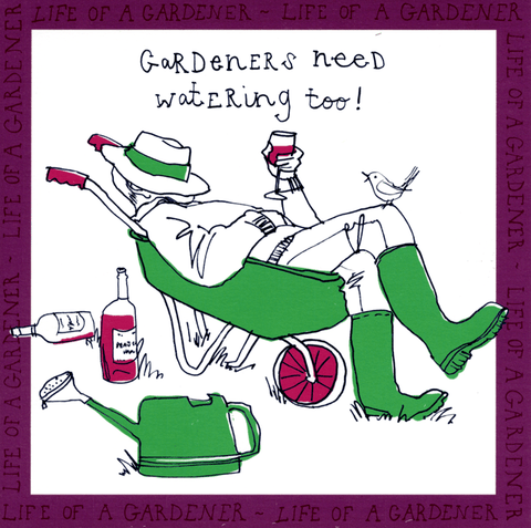 Funny CardsWoodmansterneComedy Card CompanyGardeners need watering