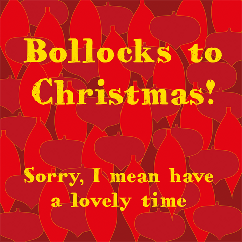 Funny Christmas cardsComedy Card CompanyComedy Card CompanyBollocks to Christmas