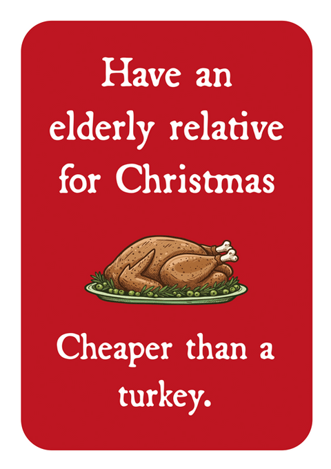 Funny Christmas cardsComedy Card CompanyComedy Card CompanyCheaper than a turkey