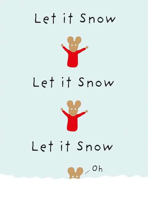 Funny Christmas cardsComedy Card CompanyComedy Card CompanyLet it Snow