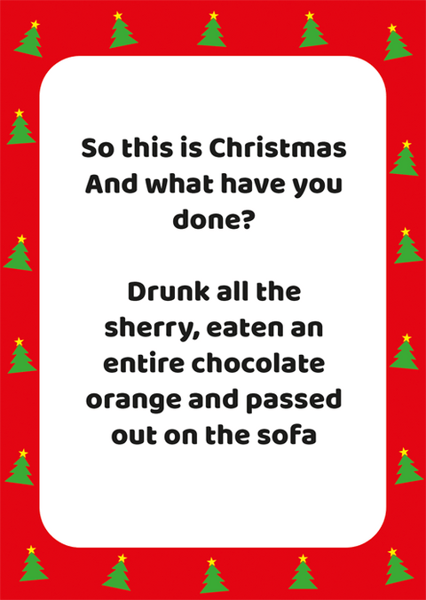 Funny Christmas cardsComedy Card CompanyComedy Card CompanySo this is Christmas