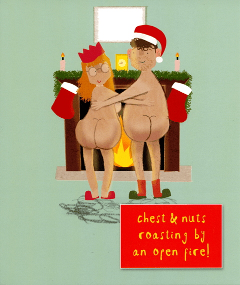 Funny Christmas cardsEmotional RescueComedy Card CompanyChest & Nuts Roasting