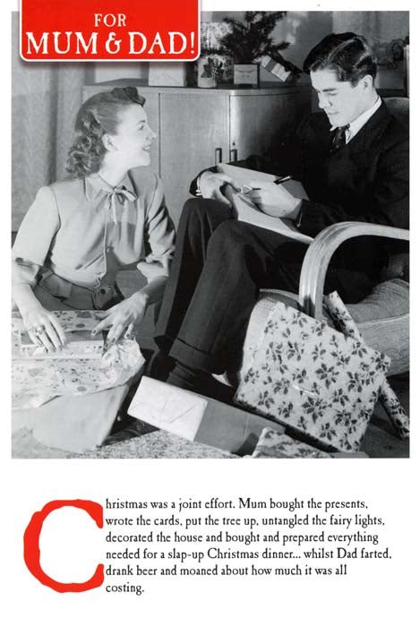 Funny Christmas cardsEmotional RescueComedy Card CompanyMum & Dad - Joint effort