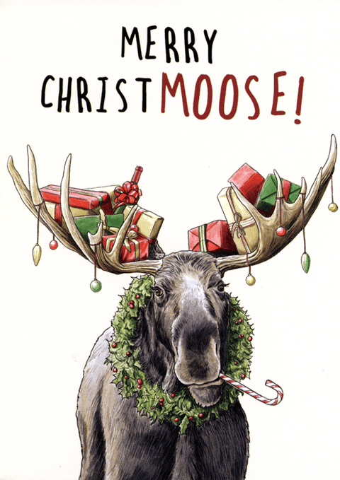 Funny Christmas cardsGreat British Card CompanyComedy Card CompanyMerry Christmoose