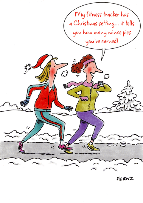 Funny Christmas cardsGreat British Card CompanyComedy Card CompanyMince pie tracker