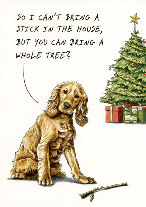 Funny Christmas cardsGreat British Card CompanyComedy Card CompanyWhole tree