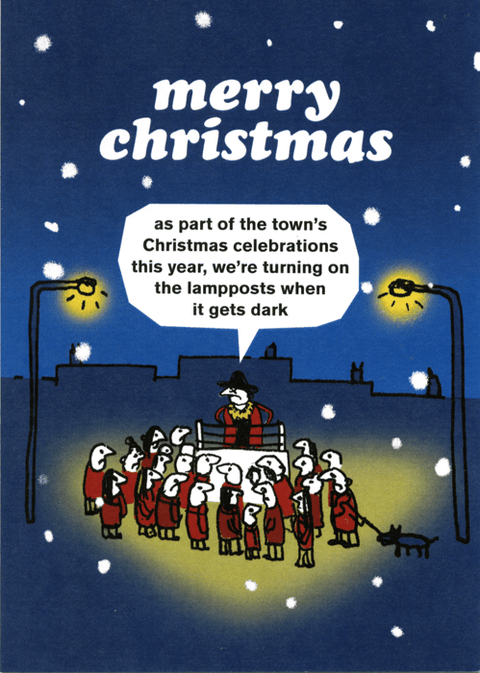 Funny Christmas cardsModern TossComedy Card CompanyTown's Christmas celebrations
